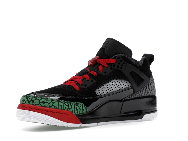 Jordan Spizike Low Black Classic Green White Varsity Red