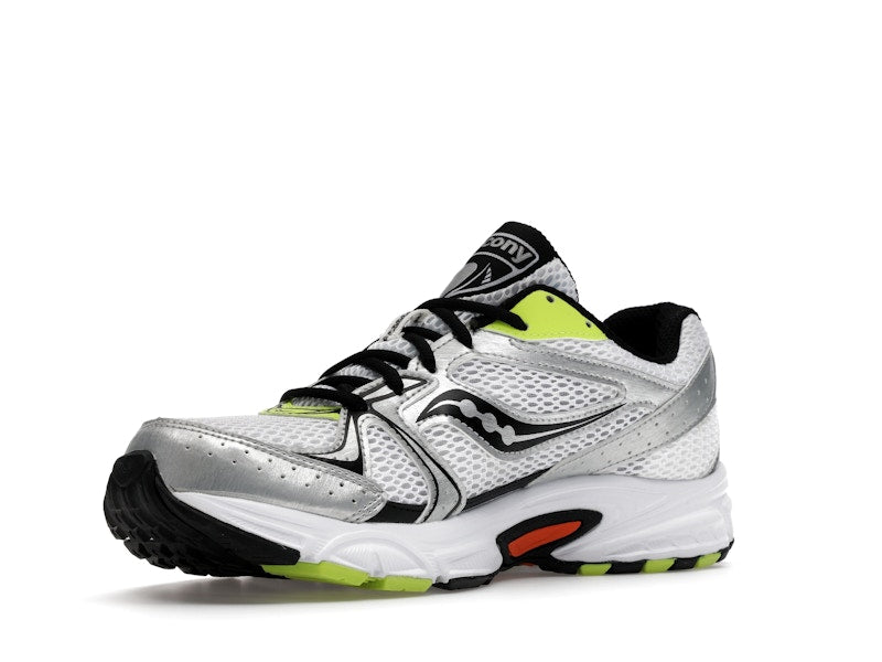 Saucony Grid Ride Millennium White Silver Lime Orange