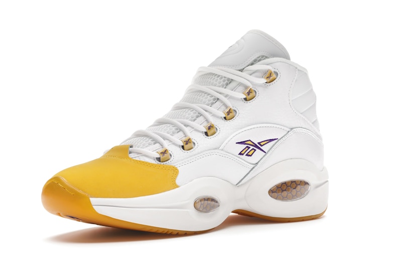 Reebok Question Mid Yellow Toe