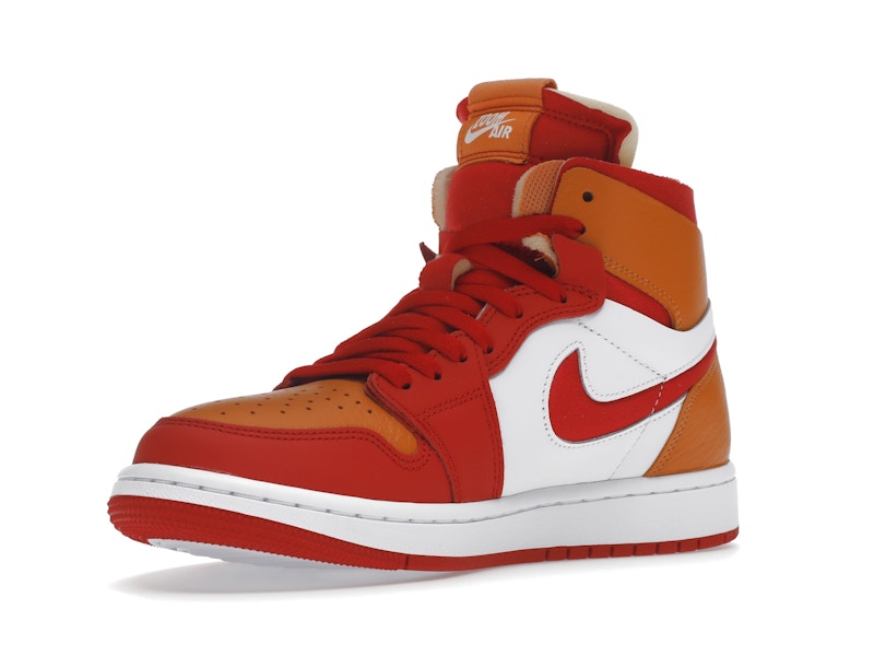 Jordan 1 High Zoom Air CMFT Fire Red Hot Curry (Women's)