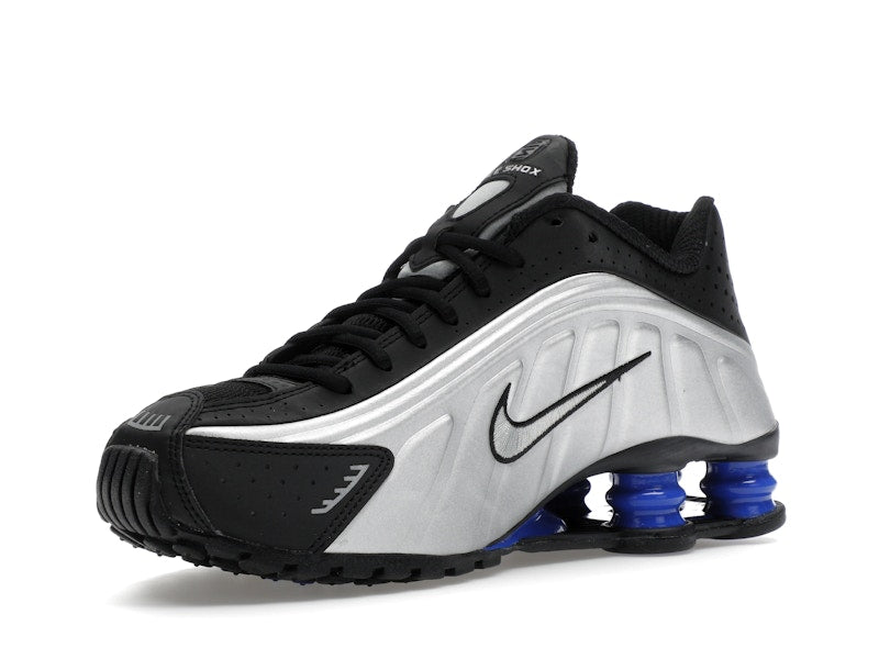Nike Shox R4 Metallic Silver Black Racer Blue (Women's)