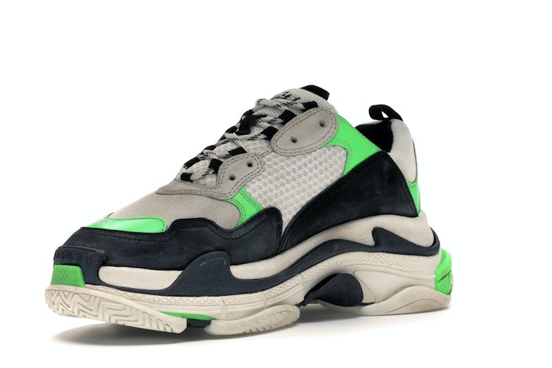 Balenciaga Triple S Mr. Porter Neon Green 2018