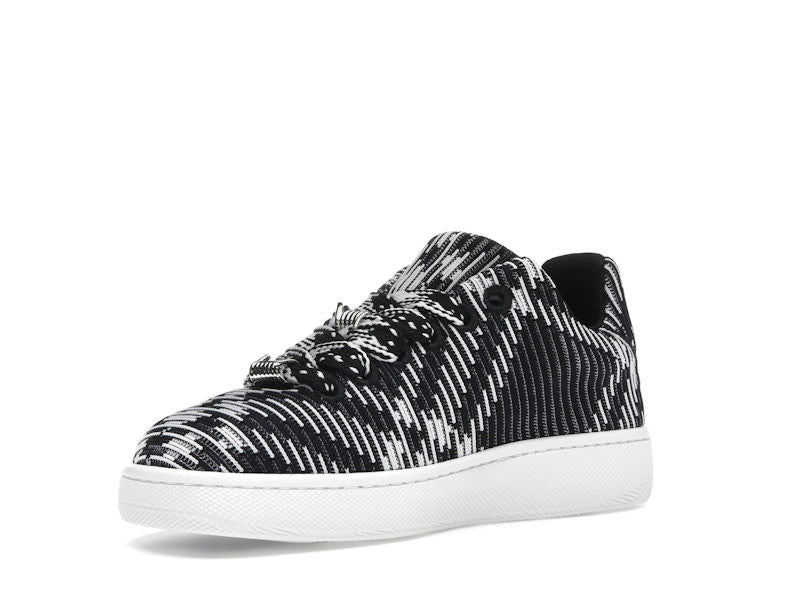 Burberry Check Knit Box Sneaker Black White (Women's)