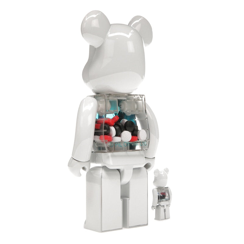 Bearbrick PiL 100% & 400% Set Chrome Ver.