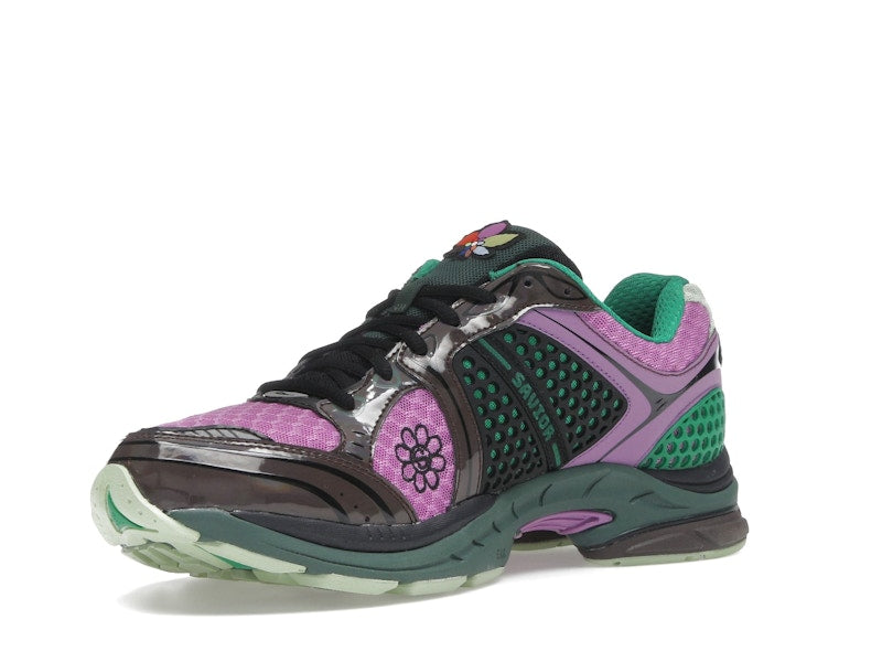 Saucony ProGrid Triumph 4 Jae Tips Flowers Grow Uptown Perilla