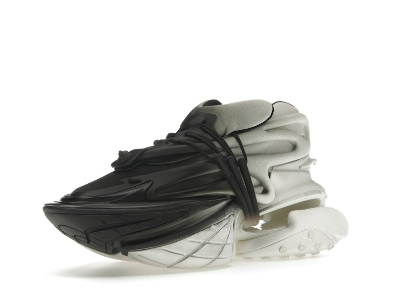 Balmain Unicorn Low-Top White Black Gradiant