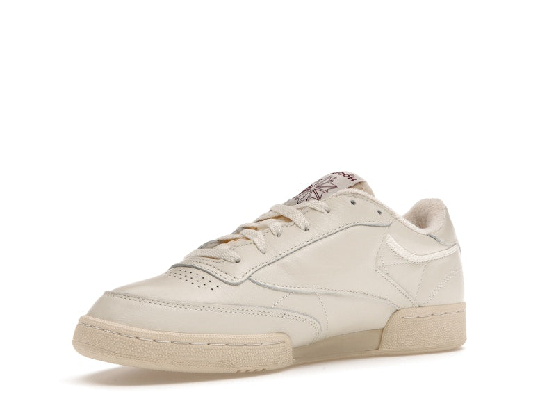 Reebok Club C 85 Chalk Alabaster Maroon