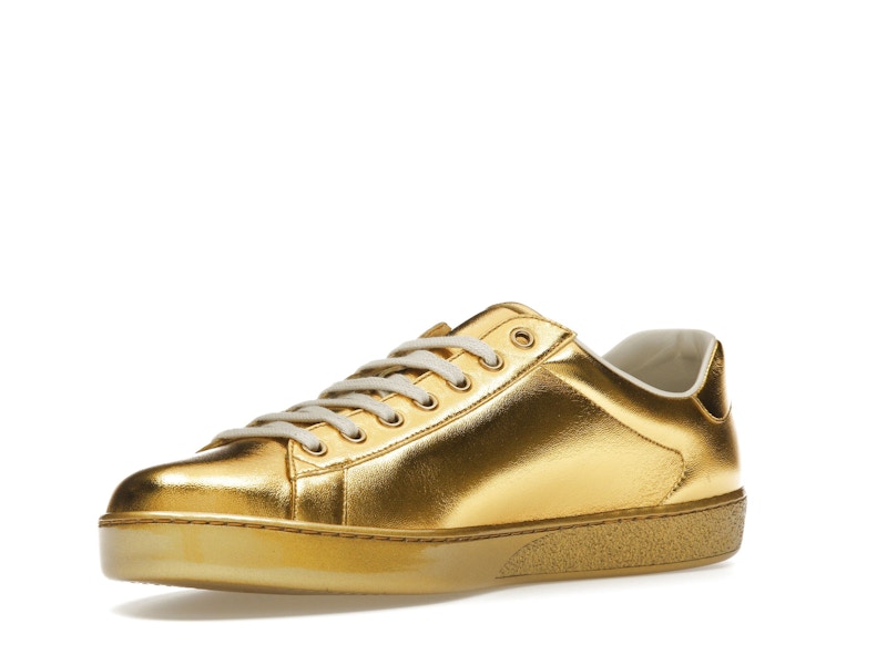 Gucci Ace Metallic Gold