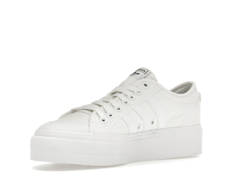 adidas Nizza Platform Triple White (Women's)