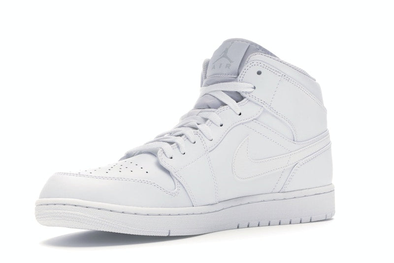 Jordan 1 Mid White/Pure Platinum