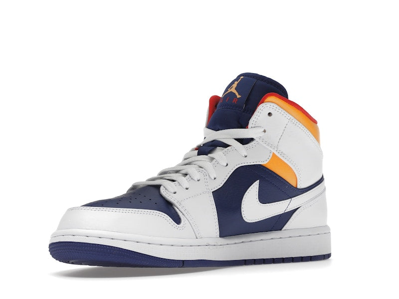 Jordan 1 Mid Royal Blue Laser Orange