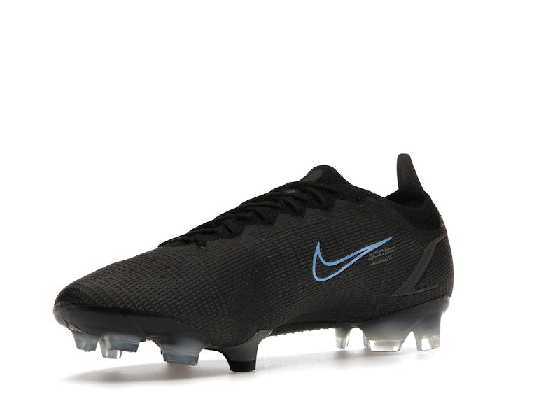 Nike Vapor 14 Elite FG Flyknit Black Iron Grey Blue