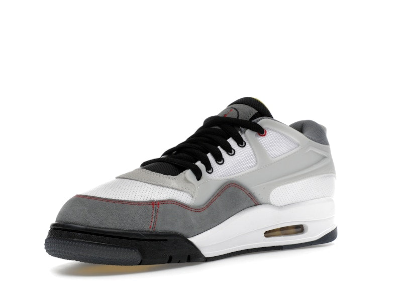 Jordan 4 RM Premium White Black Smoke Grey Fire Red