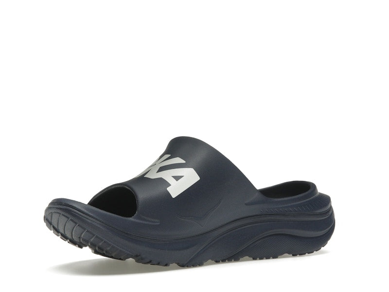 Hoka One One Ora Athletic Slide Varsity Navy White