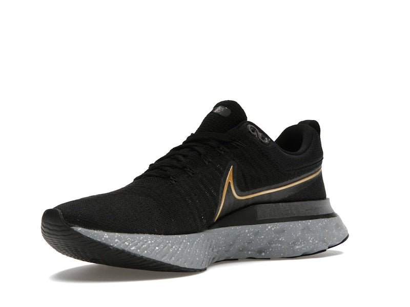 Nike React Infinity Run Flyknit 2 Black Gold