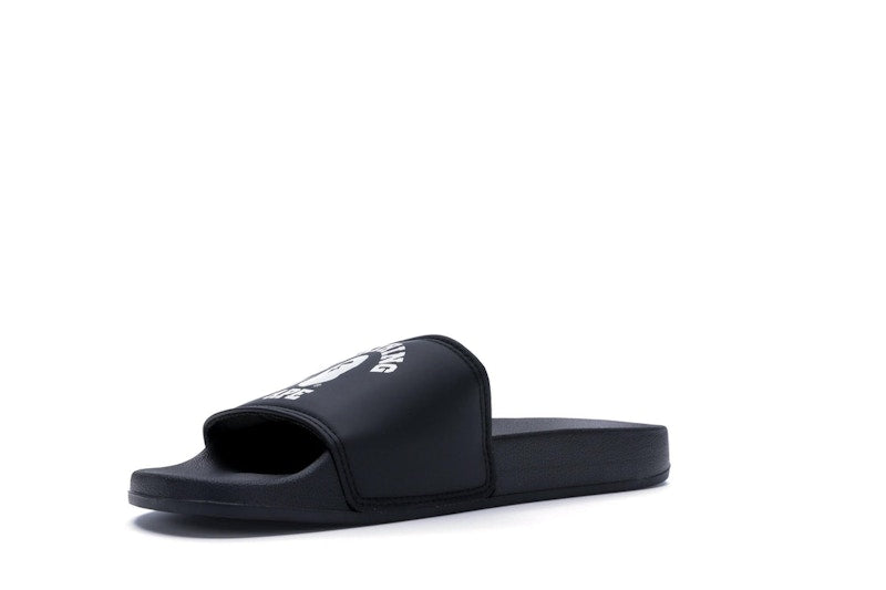 BAPE College Slide Sandals Black