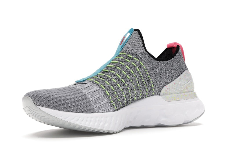 Nike React Phantom Run Flyknit 2 Flash Crimson Baltic Blue