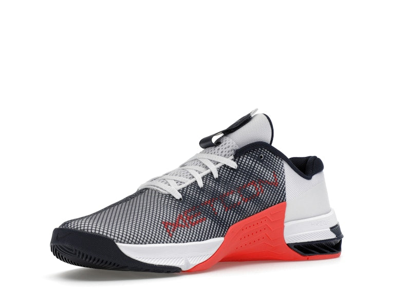 Nike Metcon 8 White Crimson Obsidian