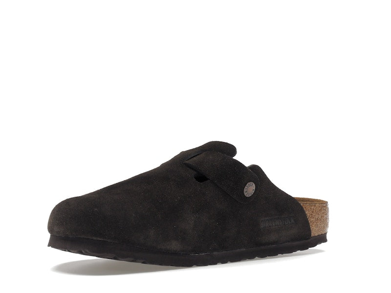 Birkenstock Boston Soft Footbed Suede Mocha