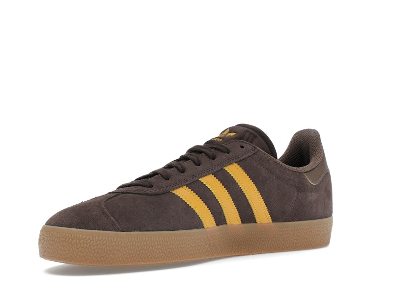adidas Gazelle ADV Dark Brown Preloved Yellow