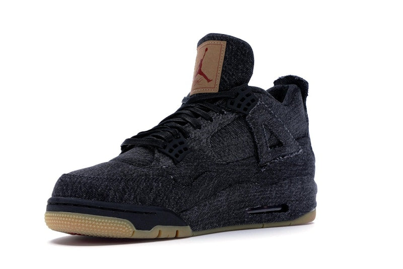 Jordan 4 Retro Levi's Black (Blank Tag)