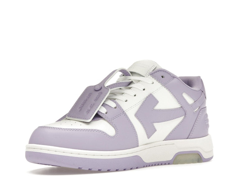 OFF-WHITE Out Of Office Calf Leather White Lilac