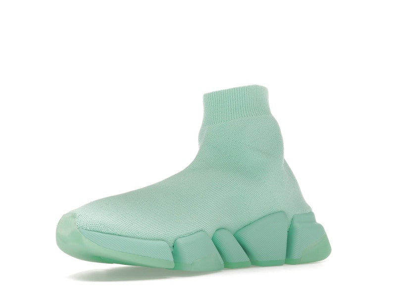 Balenciaga Speed 2.0 Recycled Transparent Sole Green (Women's)