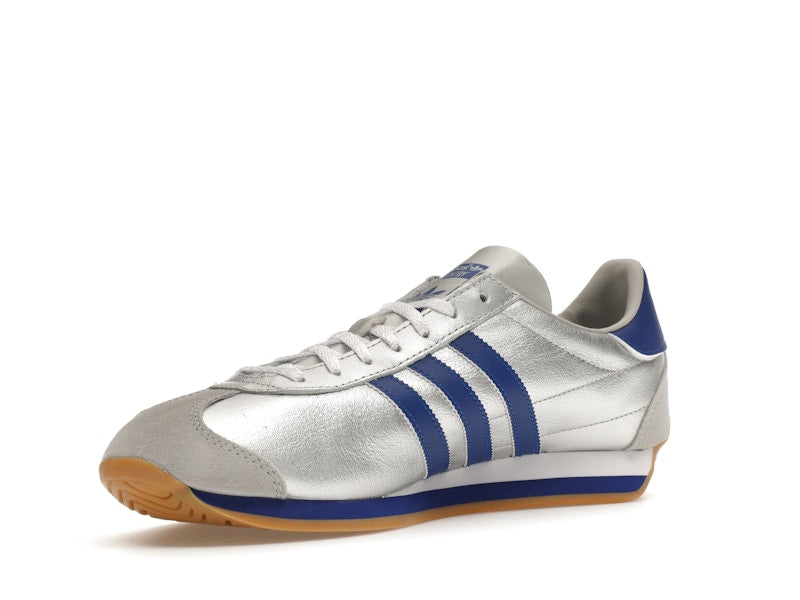 adidas Country OG Matte Silver Bright Blue Cloud White