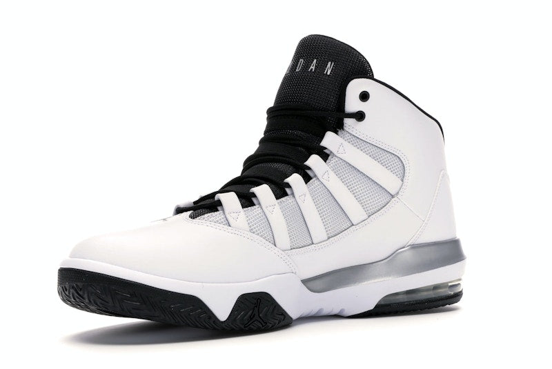 Jordan Max Aura White Metallic Silver Black