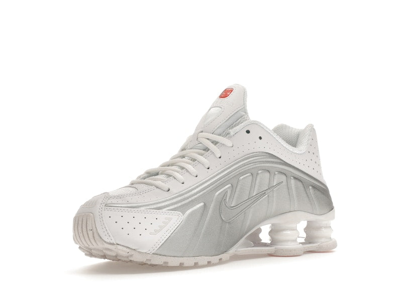 Nike Shox R4 White Metallic Silver (Women's)