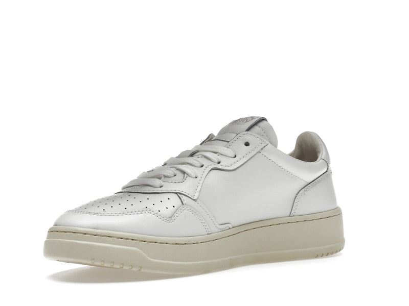 Autry Medalist Leather Low White