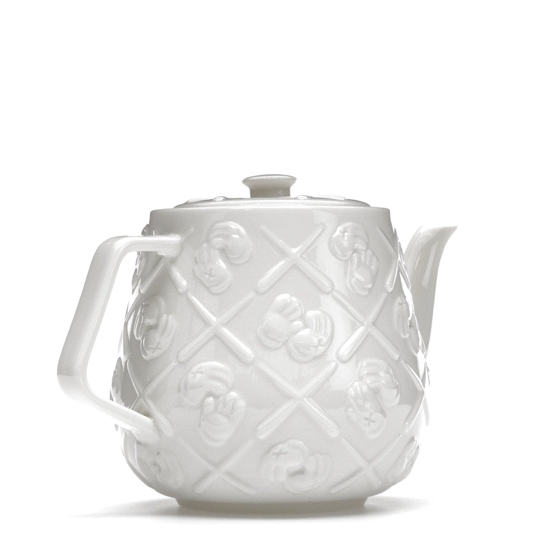 KAWS Ceramic Teapot White