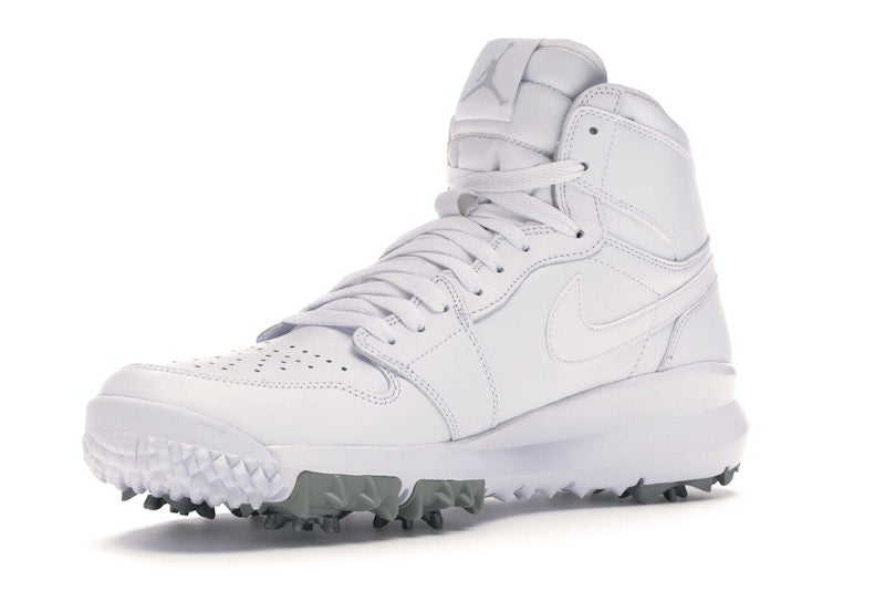 Jordan 1 Retro Golf Cleat White Metallic