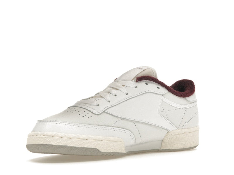 Reebok Club C 85 Packer Shoes Chalk White Maroon