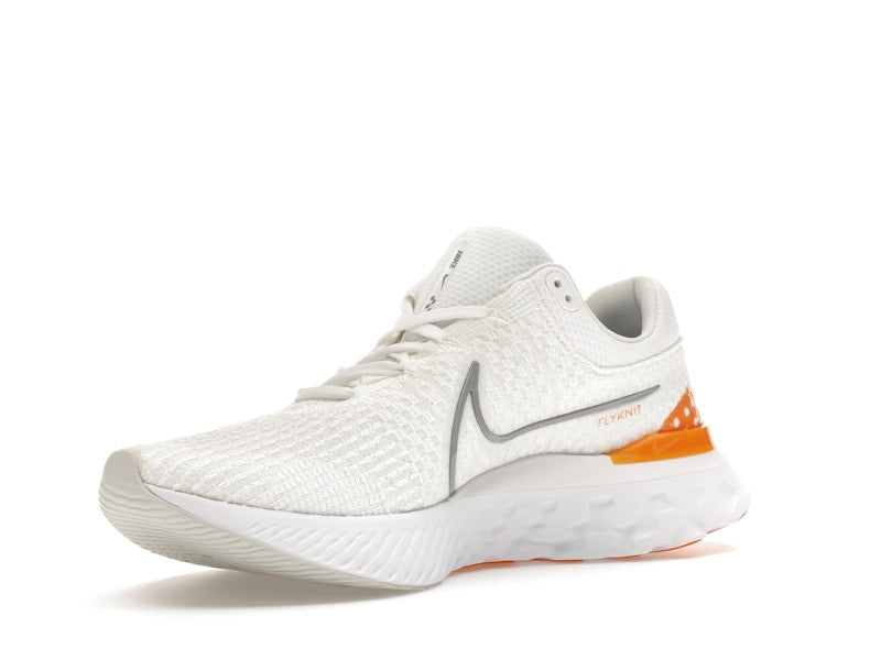 Nike React Infinity Run Flyknit 3 White Grey Kumquat