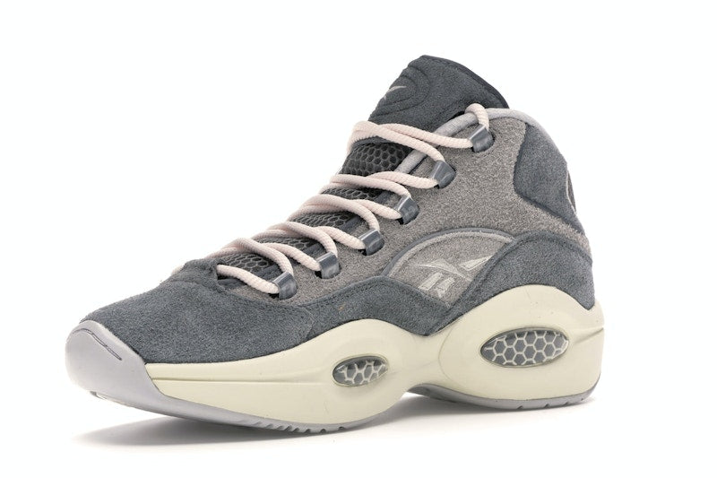 Reebok Question Mid Grey Suede