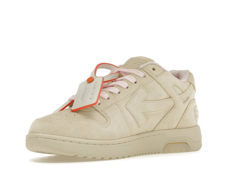 Off-White Out Of Office Suede Beige Pink