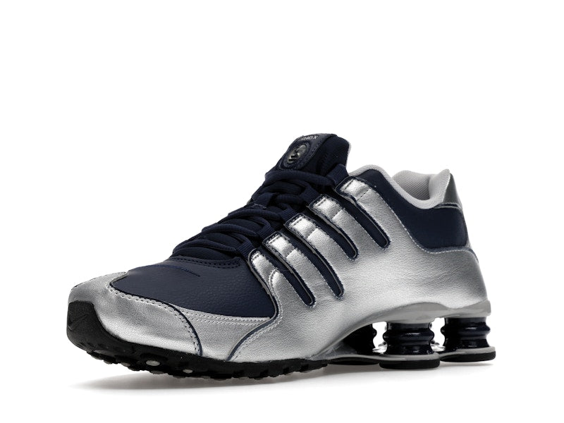 Nike Shox NZ Midnight Navy Metallic Silver