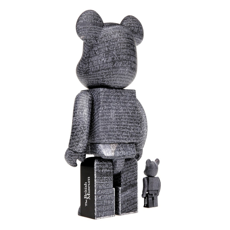 Bearbrick The British Museum (The Rosetta Stone) 100% & 400% Set