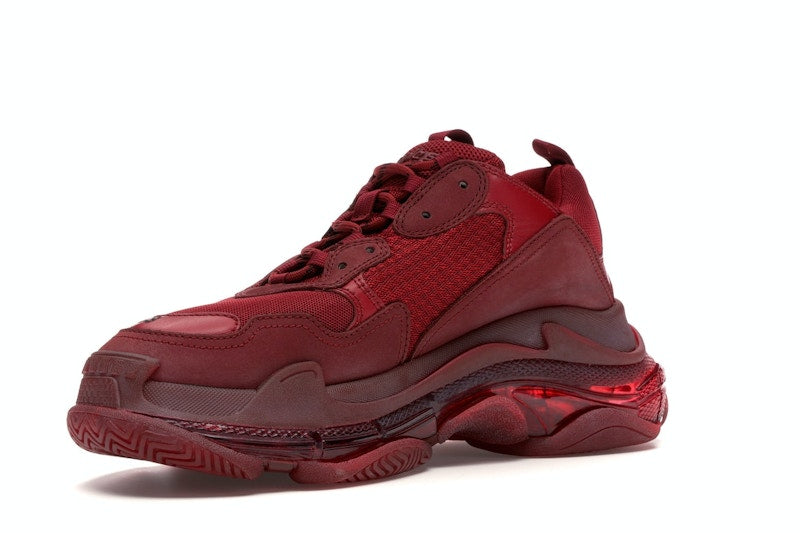 Balenciaga Triple S Burgundy Red