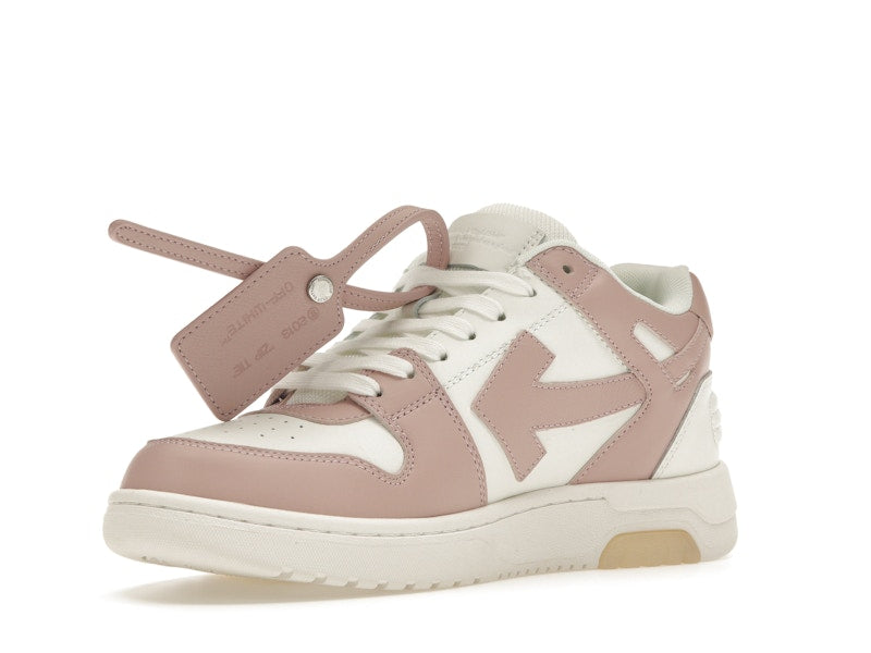 OFF-WHITE Out Of Office "OOO" Low Tops White Pink (Women's)
