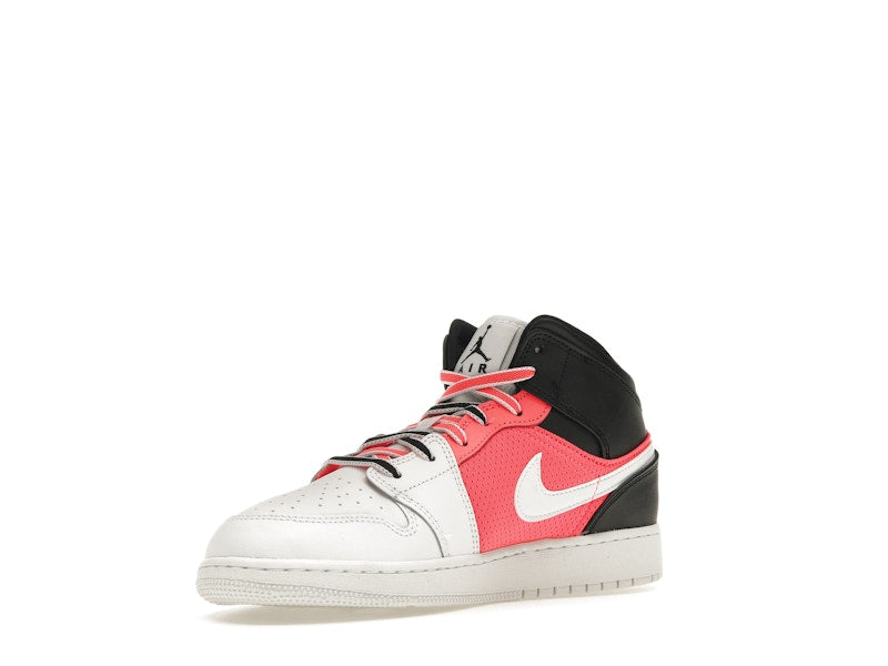 Jordan 1 Mid SE White Black Infrared (GS)