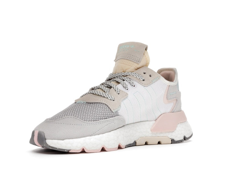 adidas Nite Jogger White Mint Pink (Women's)