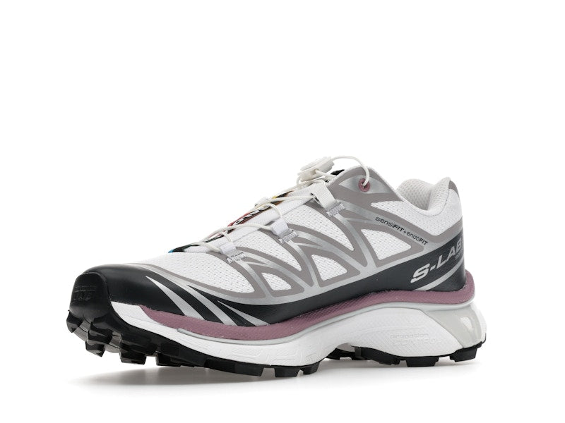 Salomon XT-6 White Black Dusky Orchid
