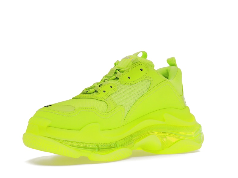 Balenciaga Triple S Clear Sole Fluo Yellow