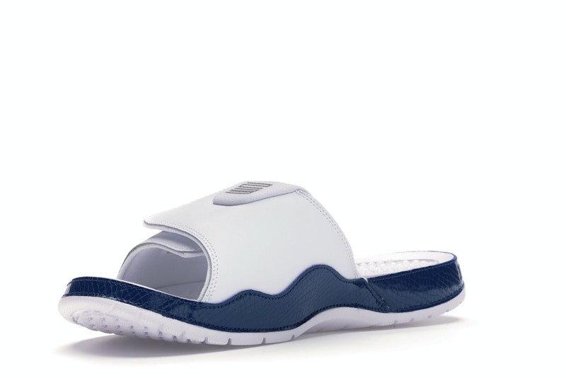 Jordan Hydro 11 Slide White Navy