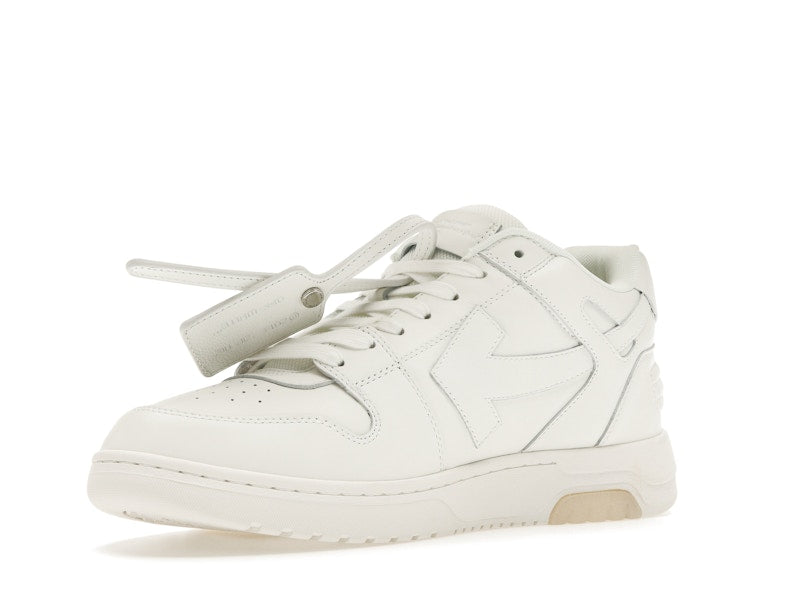 OFF-WHITE Out Of Office OOO Low Tops Triple White