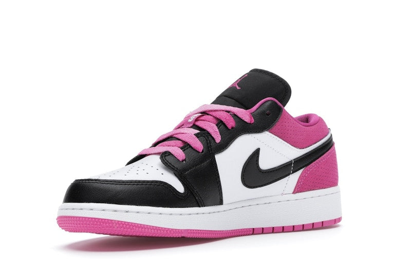 Jordan 1 Low Black Active Fuchsia (GS)