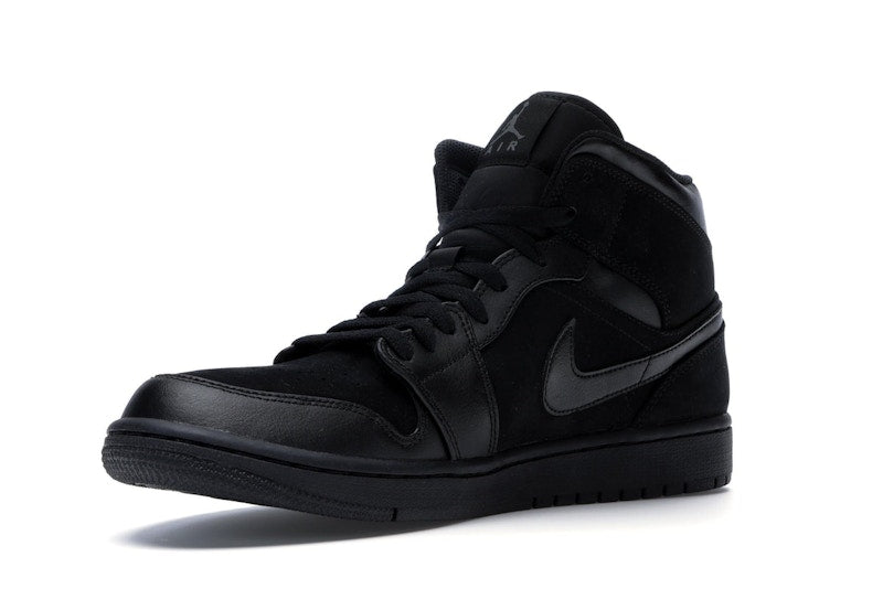Jordan 1 Mid Triple Black (2018)