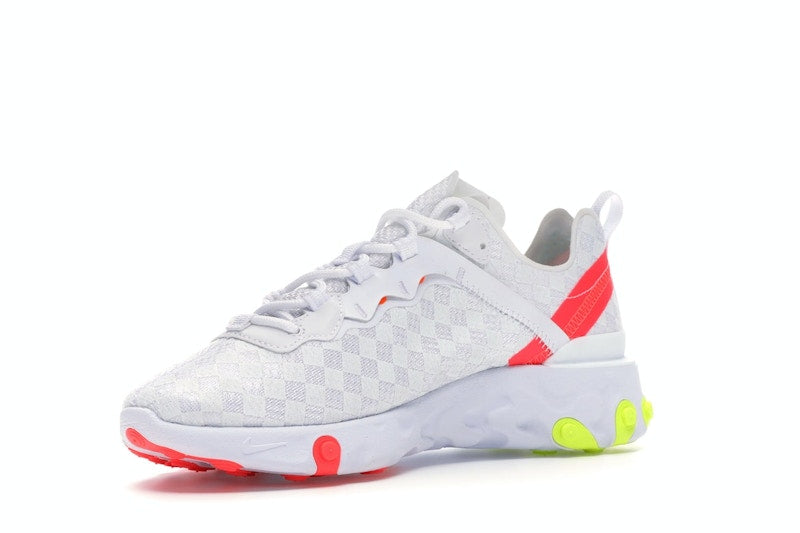 Nike React Element 55 White Crimson Volt